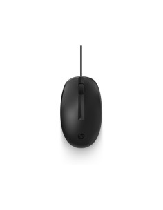HP 128 Raton Laser USB - Sensor 1200 DPI Ajustable - Diseño Ambidiestro Ergonomico - 3 Botones con Rueda de Desplazamiento - Plu