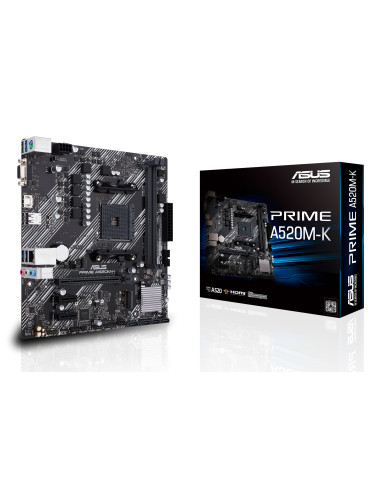 Asus Prime A520M-K (A520) Socket AM4 micro-ATX