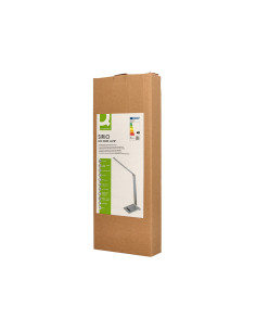 Lampara de escritorio q-connect sirio led 13w 800 lmtactil 3 niveles de color brillo regulable color plata 2