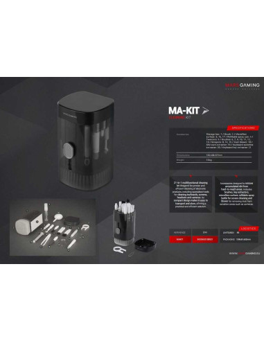 Mars Gaming MA-KIT Set de Limpieza...