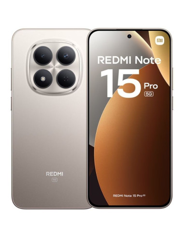 Smartphone Xiaomi Redmi Note 15 Pro 8GB/ 512GB/ 6.83"/ 5G/ Titanio