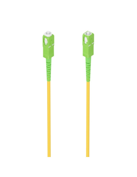 Aisens Cable Fibra Optica Latiguillo G657A2 3.0 9/125 SMF Simplex CPR Dca LSZH - SC/APC-SC/APC - 5M - Color Amarillo