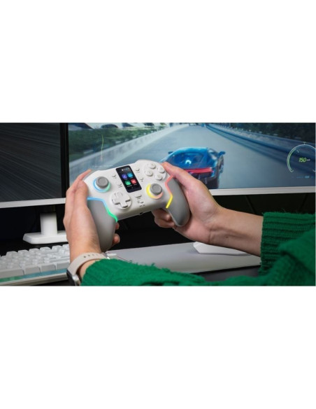 Gamepad Mars Gaming MGP-V3 Inalámbrico/ Blanco