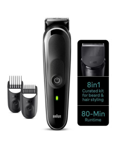 Recortadora Braun All in One Style Kit Series 3 MGK3440/ con Batería/ 8 Accesorios