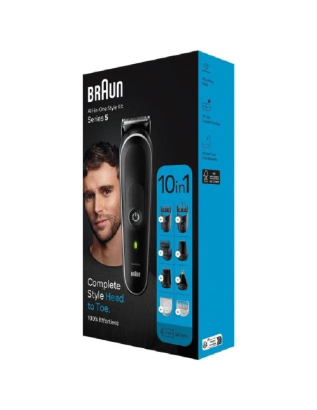 Recortadora Braun All in One Series 5 MGK5440/ con Batería/ 10 Accesorios