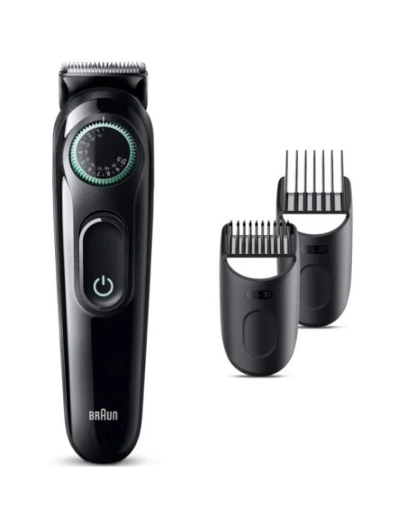 Afeitadora Braun BeardTrimmer Series 3 BT3411/ con Batería/ 2 Accesorios