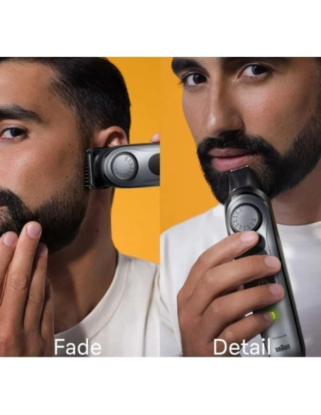 Cortabarbas Braun BeardTrimmer 7 BT7420/ con Batería/ 6 Accesorios