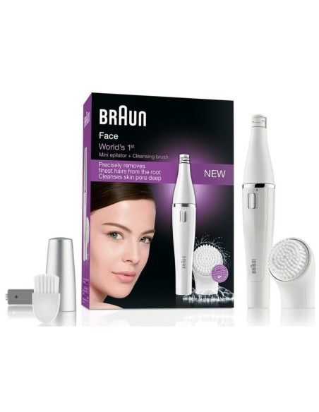 Depiladora Facial Braun FaceSpa 810/ con Pilas