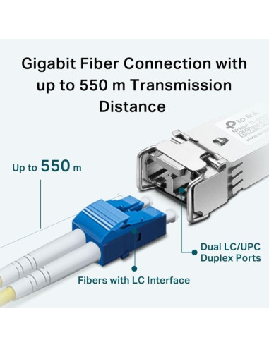 Modulo SFP Transceptor de Fibra Óptica TP-Link TL-SM311LM