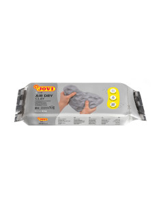 Pasta para modelar jovi air dry clay 500 gr gris