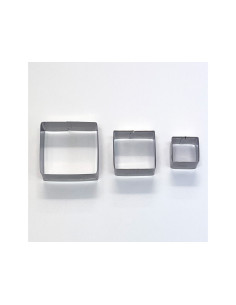 Cortador metalico sio-2 cuadrado set de 3 piezas 2