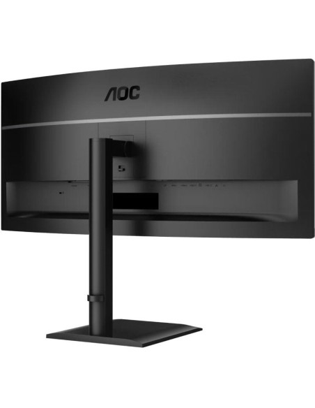 Monitor Profesional Ultraparonámico Curvo AOC CU34E4CV 34"/ WQHD/ Multimedia/ Regulable en altura/ Negro