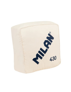 Milan Coleccion 430 Cojin con Forma y Color de la Goma de borrar Milan 430 - Medidas 35x35x16cm - Color Beige