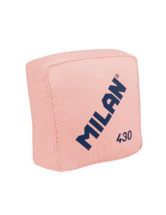 Milan Coleccion 430 Cojin con Forma y Color de la Goma de borrar Milan 430 - Medidas 35x35x16cm - Color Rosa