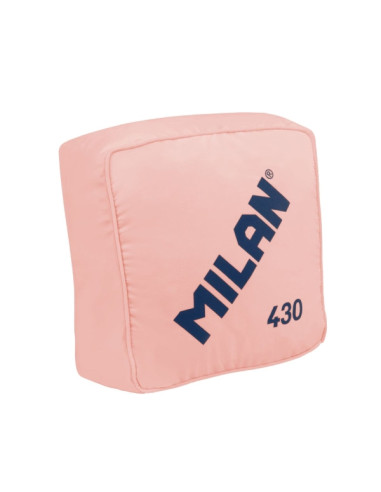 Milan Coleccion 430 Cojin con Forma y Color de la Goma de borrar Milan 430 - Medidas 35x35x16cm - Color Rosa