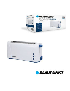 Blaupunkt BP4001 Tostadora Ranura Larga 1000W - 6 Niveles de Tostado con Termostato - Funcion Recalentar y Descongelar - Boton d