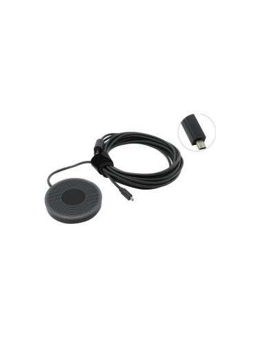 Logitech MeetUp Microfono de Expansion - Cable de 6m - Color Negro