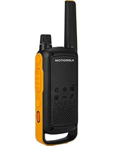 Motorola TLKR T82 Extreme Pack 2 Walkie Talkies - 16 Canales PMR446 y 121 Codigos - Alcance de hasta 10km en Campo Abierto - Aut