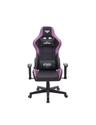 Cromad Serie Demon Lord Silla Gaming - Estructura Robusta - Piel Sintetica de Alta Calidad - Altura Regulable con Piston de Gas