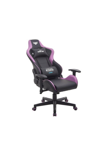Cromad Serie Demon Lord Silla Gaming - Estructura Robusta - Piel Sintetica de Alta Calidad - Altura Regulable con Piston de Gas