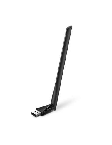 Mercusys MU6H Adaptador USB WiFi Doble Banda AC650 - Hasta 200Mbps 2.4GHz, Hasta 433Mbps 5GHz - USB 2.0 - Alta Ganancia - Antena