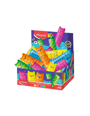 Rotulador maped fluorescente mini kawai