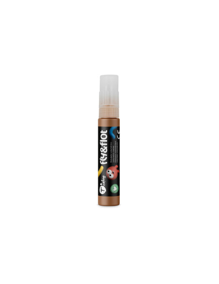 Rotulador tcolors fly&flot efecto 3d volumetrico 25 ml color marron