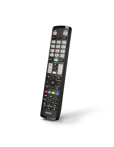 Hama Mando a Distancia para TV Samsung - Alcance 10m - 52 Botones - Acceso Directo a Plataformas de Streaming - 21.1x5.1x2.6cm -