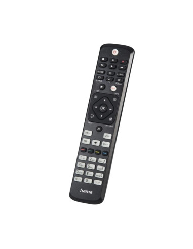 Hama Mando a Distancia para TV Philips - Alcance 10m - 46 Botones - Acceso Directo a Plataformas de Streaming - 21.4x5x2.5cm - C
