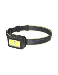 Hama Hl350 Linterna Frontal LED - Cinta para la Cabeza - 350 Lumenes - Autonomia hasta 5h - Funciona con 4 Pilas AAA - IP44 - Co