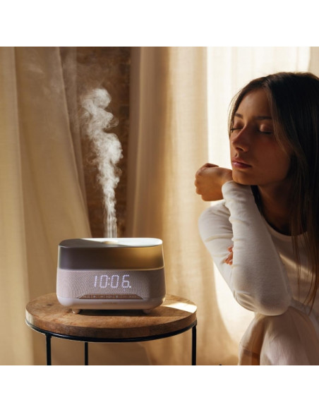 Cecotec PureAroma 1300 Hydra Speaker Humidificador de Aromaterapia con Altavoz Integrado - Capacidad 300ml - Pantalla LED - Blue