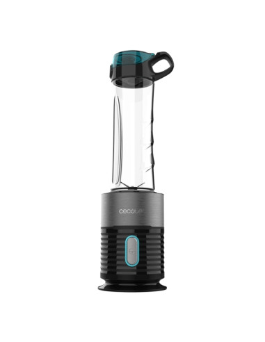 Cecotec Power Titanium Fresh and Go Batidora de Vaso - 650W -  2 Vasos de 600ml - Tubos Refrigeradores Incluidos - 4 Cuchillas R
