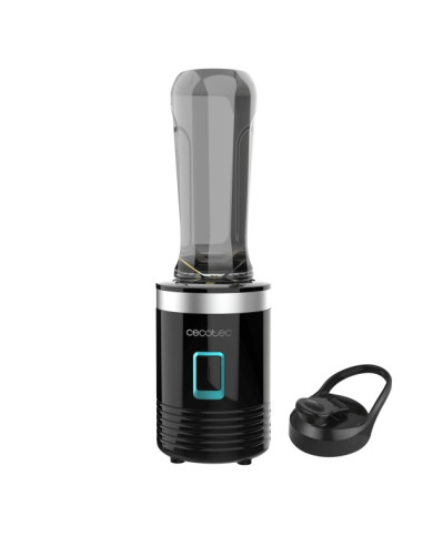 Cecotec Power Titanium 350 Batidora de Vaso Portatil - Potencia 350W - Ergonomico - Apto para Lavavajillas - Cuchillas Recubiert