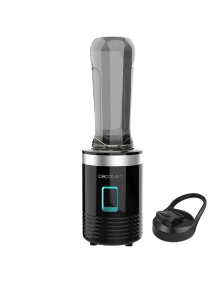 Cecotec Power Titanium 350 Batidora de Vaso Portatil - Potencia 350W - Ergonomico - Apto para Lavavajillas - Cuchillas Recubiert