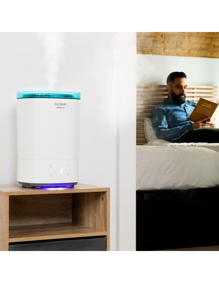 Cecotec Breeze Care 3000 Humidificador de Aire - 30W - Capacidad de 5.5L - 330 ml/h - Control Humedad de 30 a 90% - Cobertura ha