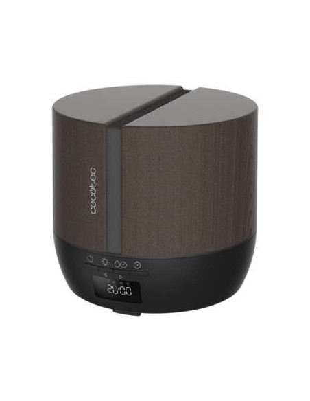 Cecotec PureAroma 550 Connected Black Woody Difusor de Aromas 500ml Bluetooth - Pantalla LED - Altavoz - Temporizador 12h - 3 Mo