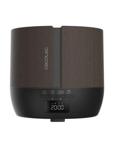 Cecotec PureAroma 550 Connected Black Woody Difusor de Aromas 500ml Bluetooth - Pantalla LED - Altavoz - Temporizador 12h - 3 Mo