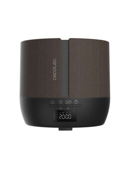 Cecotec PureAroma 550 Connected Black Woody Difusor de Aromas 500ml Bluetooth - Pantalla LED - Altavoz - Temporizador 12h - 3 Mo