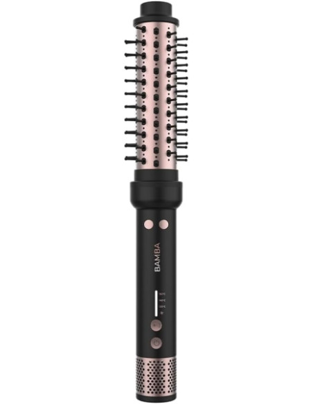 Cecotec Bamba InstantCare Curly AirFlow Cepillo Alisador 2 en 1 - 150W - Cilindro Ceramico de 30mm - Cabezal Giratorio - Cable 3