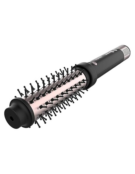 Cecotec Bamba InstantCare Curly AirFlow Cepillo Alisador 2 en 1 - 150W - Cilindro Ceramico de 30mm - Cabezal Giratorio - Cable 3