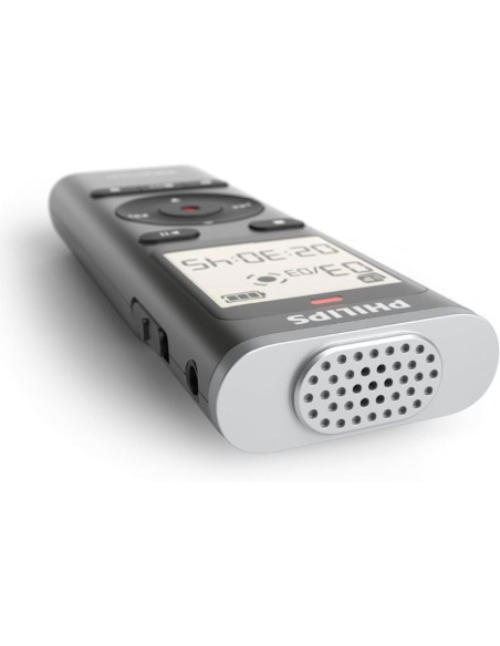 Grabadora de Voz Philips VoiceTracer DVT1170/ 20kHz/ Plata