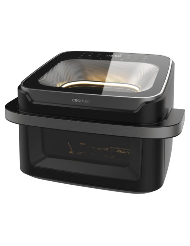 Cecotec Cecofry Advance 10000 Full Vision Freidora de Aire - 2200W - Capacidad 10L - Temperatura Regulable hasta 200ºC - Asa de