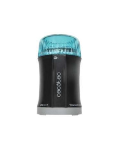 Cecotec TitanMill 200 Molinillo de Cafe y Especias 200W - Capacidad 50gr - Cuchillas Recubiertas de Titanio - Recipiente de Acer