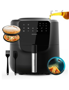 Cecotec Cecofry Rain Pack Freidora sin Aceite - 1550W - Autodosificador - Capacidad 5.5L - 8 Menus Preconfigurados - Panel Multi