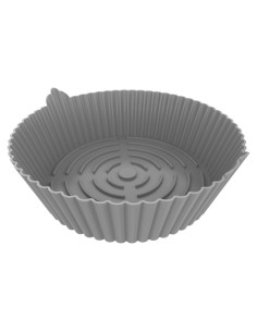 Cecotec Cecofry Bucket Pack de 3 Moldes Circulares para Freidoras de 5 a 8L - Silicona de Alta Calidad - Apto para Microondas y