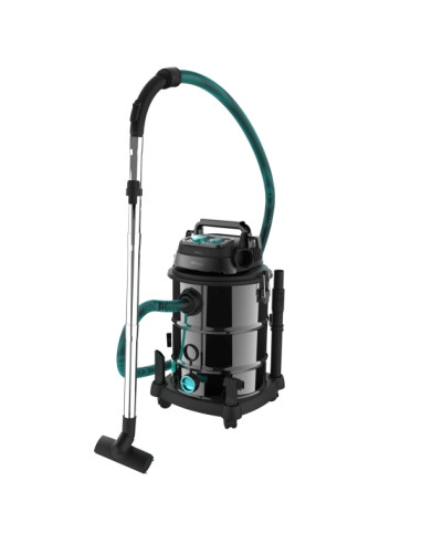 Cecotec Conga Rockstar Wet and Dry Steel Pro Tool Aspirador de Trineo - 1600W - Carcasa Metalica - Deposito 30L - Filtrado Multi