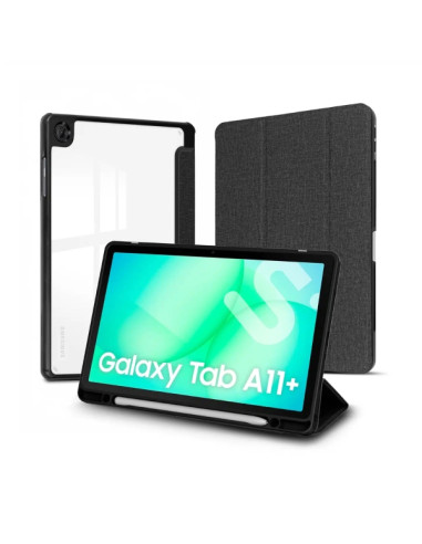 Subblim Clear Shock Funda para Samsung Galaxy Tab A11+ 11" - Antigolpes - Funcion Atril - Color Negro