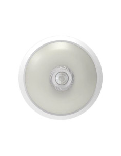 Elbat Aplique de Superficie LED 15W - 1500Lm - Selector 3 Temperaturas - Sensor de Luz Ambiental - Temporizador - Color Blanco 2