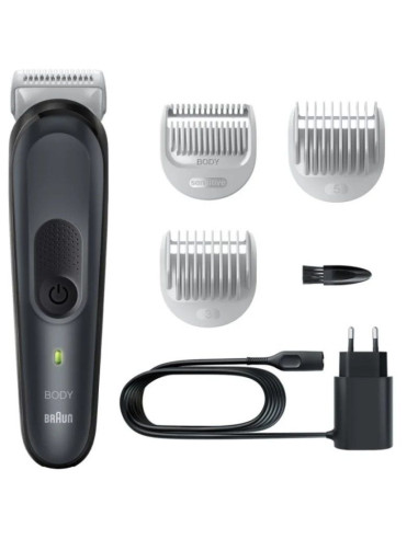 Cortapelos Braun BodyGroomer Series 3 BG3340/ con Batería/ 3 Accesorios