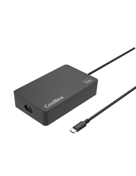 Coolbox NB100 Cargador de Pared GaN 100W - USB C - PD3.0 Para Carga Rapida Inteligente - Seleccion Automatica de Voltaje - Color